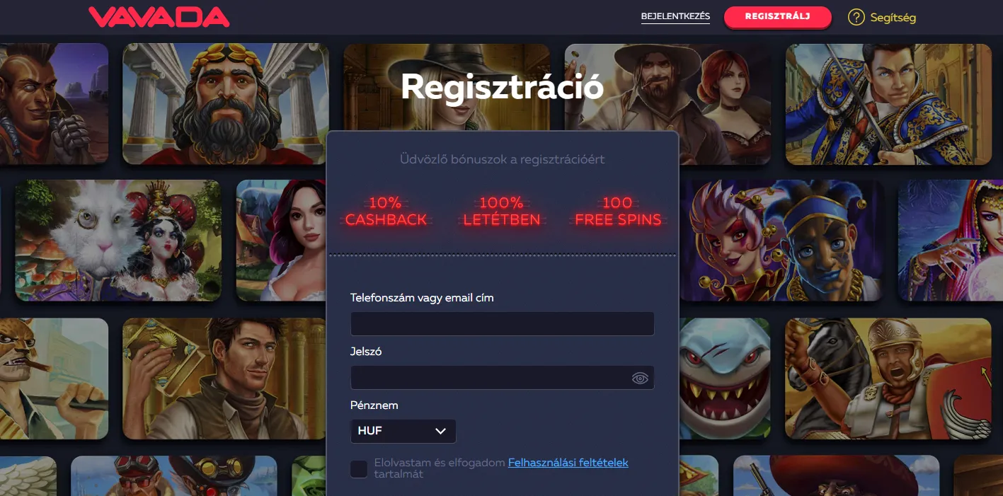 Vavada Casino login és új fiók regisztráció